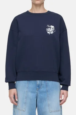 Closed Sweatshirt with artwork Dark night Best