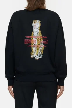 Closed Sweatshirt with print Black Discount