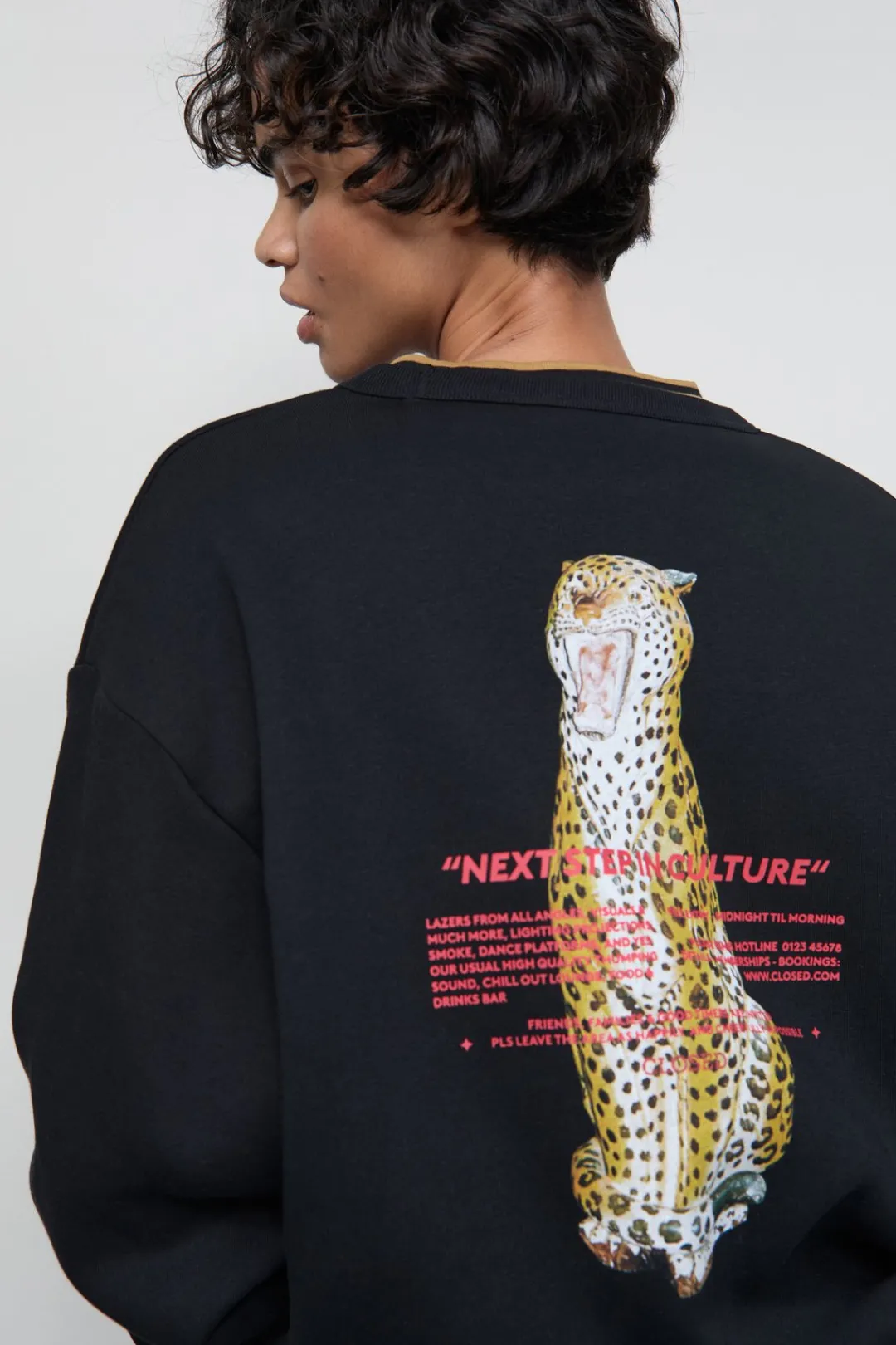 Closed Sweatshirt with print Black Discount