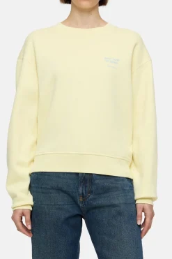 Closed Sweatshirt with print Vanilla beige Sale
