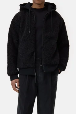 Closed Teddy Lined Hoodie Black