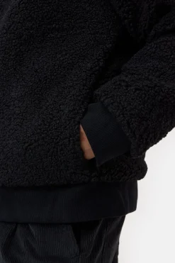 Closed Teddy Lined Hoodie Black