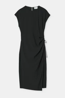 Closed Textured viscose blend dress Irish coffee Online