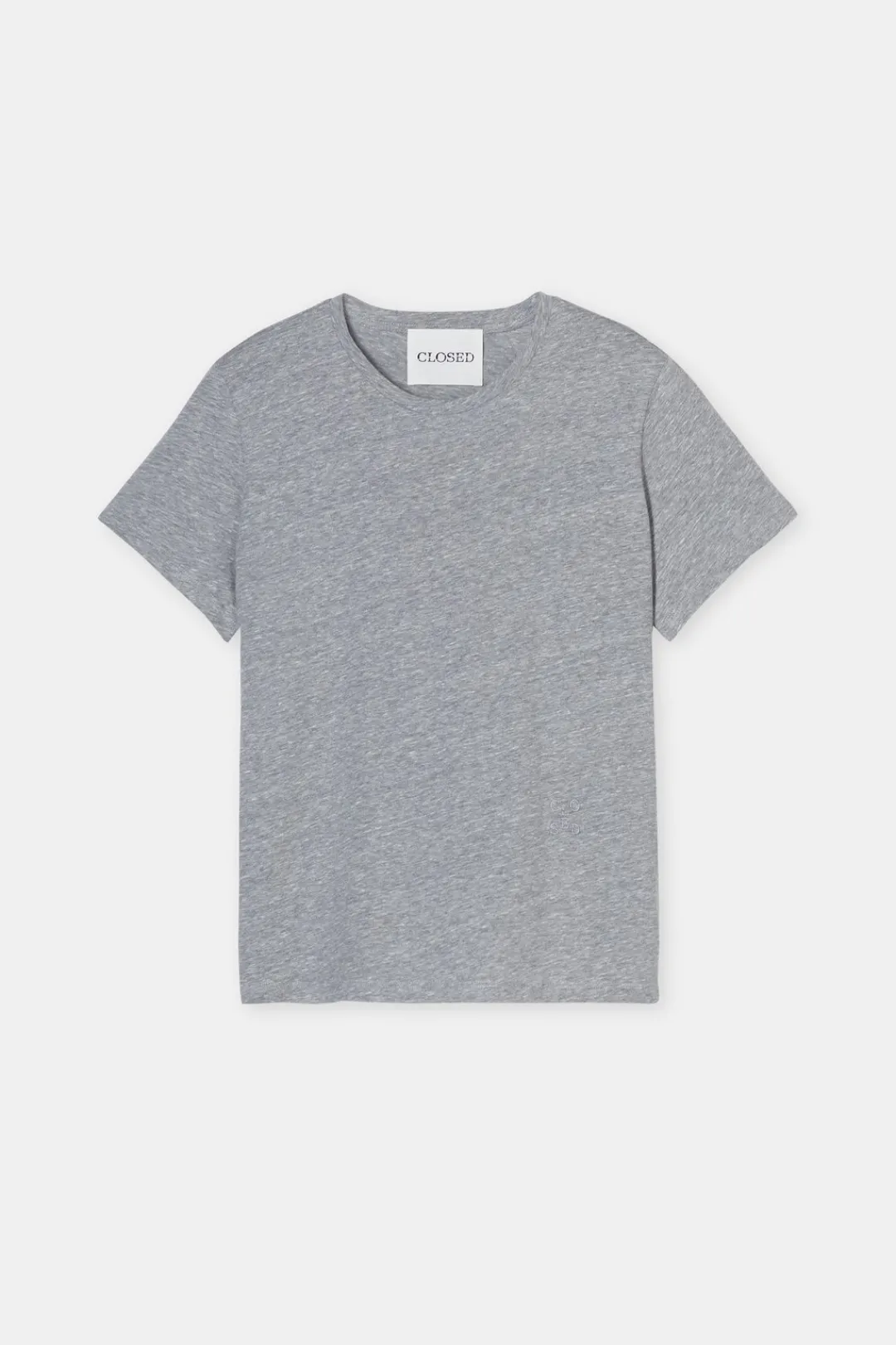 Closed T-shirt in melange look Light grey melange Discount