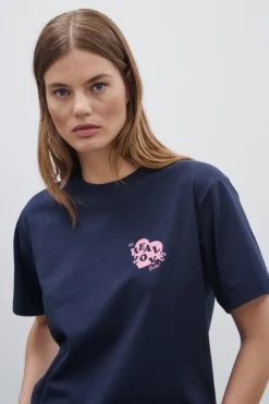 Closed T-shirt “It's real love, Baby!” Dark night Discount
