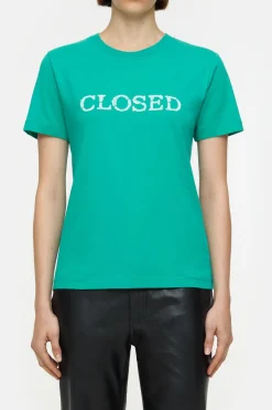 Closed T-shirt made from organic cotton Meadow green Sale