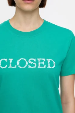 Closed T-shirt made from organic cotton Meadow green Sale