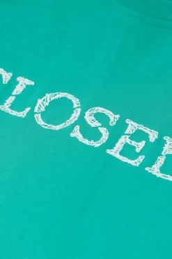 Closed T-shirt made from organic cotton Meadow green Sale