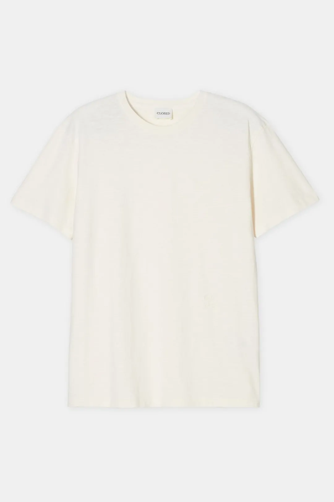 Closed T-shirt made from pure organic cotton Ivory Clearance