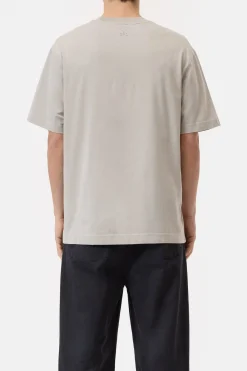 Closed T-shirt made from pure organic cotton Mud grey Discount