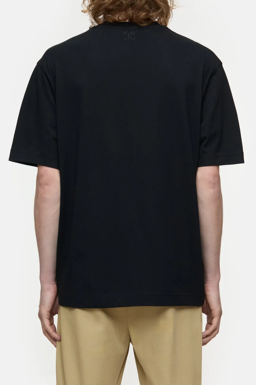 Closed T-shirt with logo Black Sale