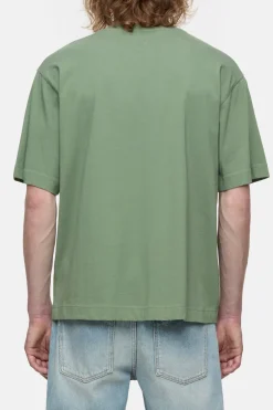 Closed T-shirt with logo Eucalyptus Outlet