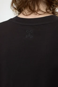 Closed T-shirt with logo Ebony Clearance