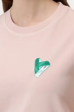 Closed T-shirt with print Dusty rose Best