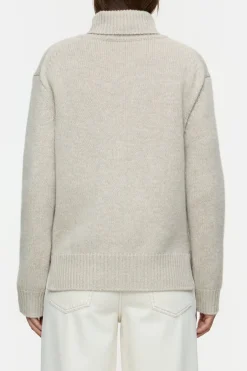 Closed Turtleneck jumper in cashmere Pearl beige Outlet