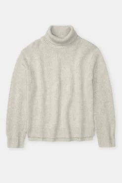 Closed Turtleneck jumper in cashmere Pearl beige Outlet