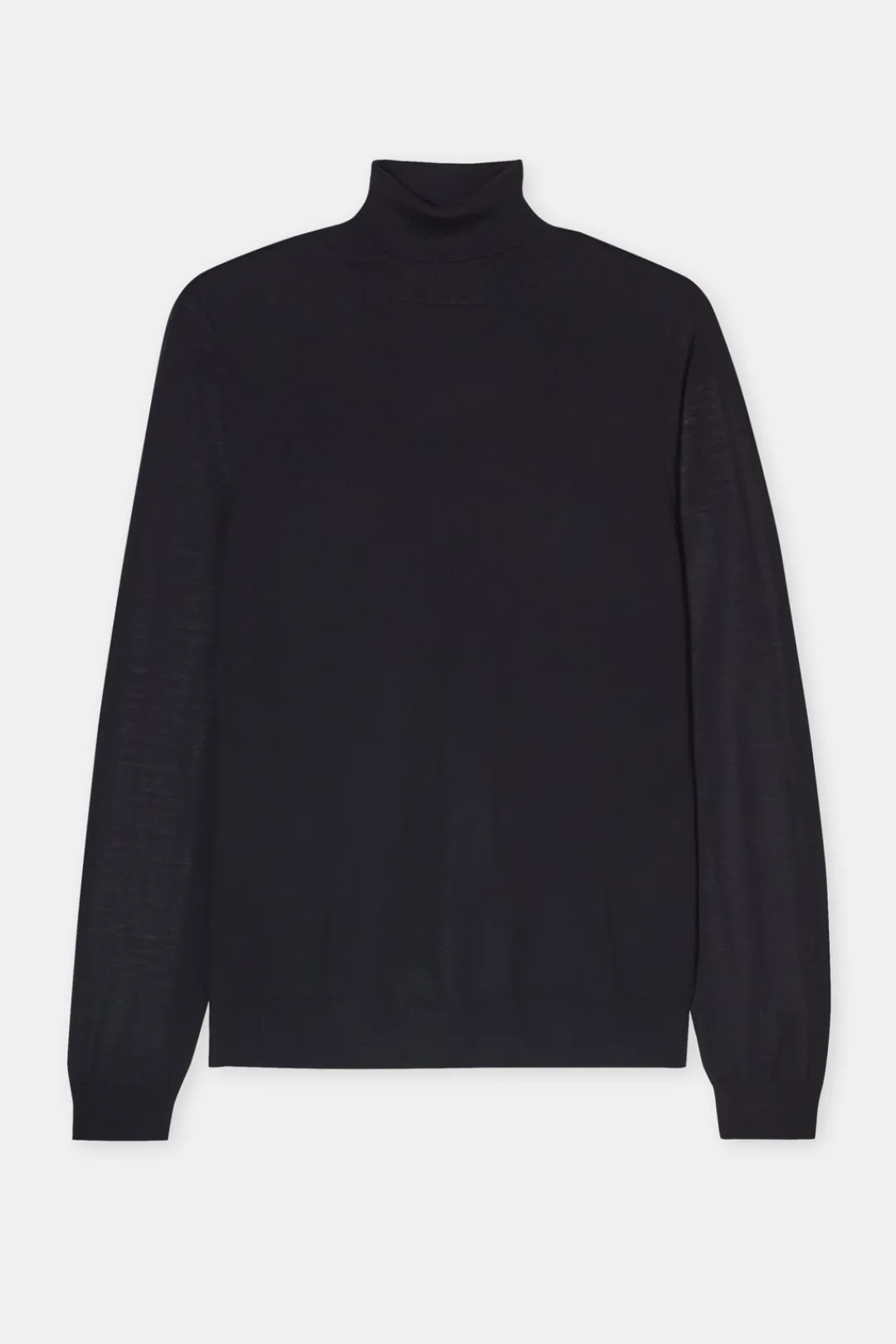 Closed Turtleneck jumper made from organic wool Black Best