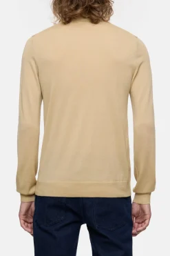 Closed Turtleneck jumper made from organic wool Peanutbutter New