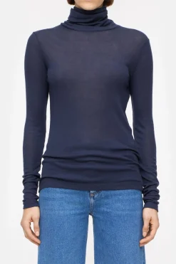 Closed Turtleneck Longsleeve Dark night Outlet