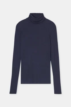 Closed Turtleneck Longsleeve Dark night Outlet