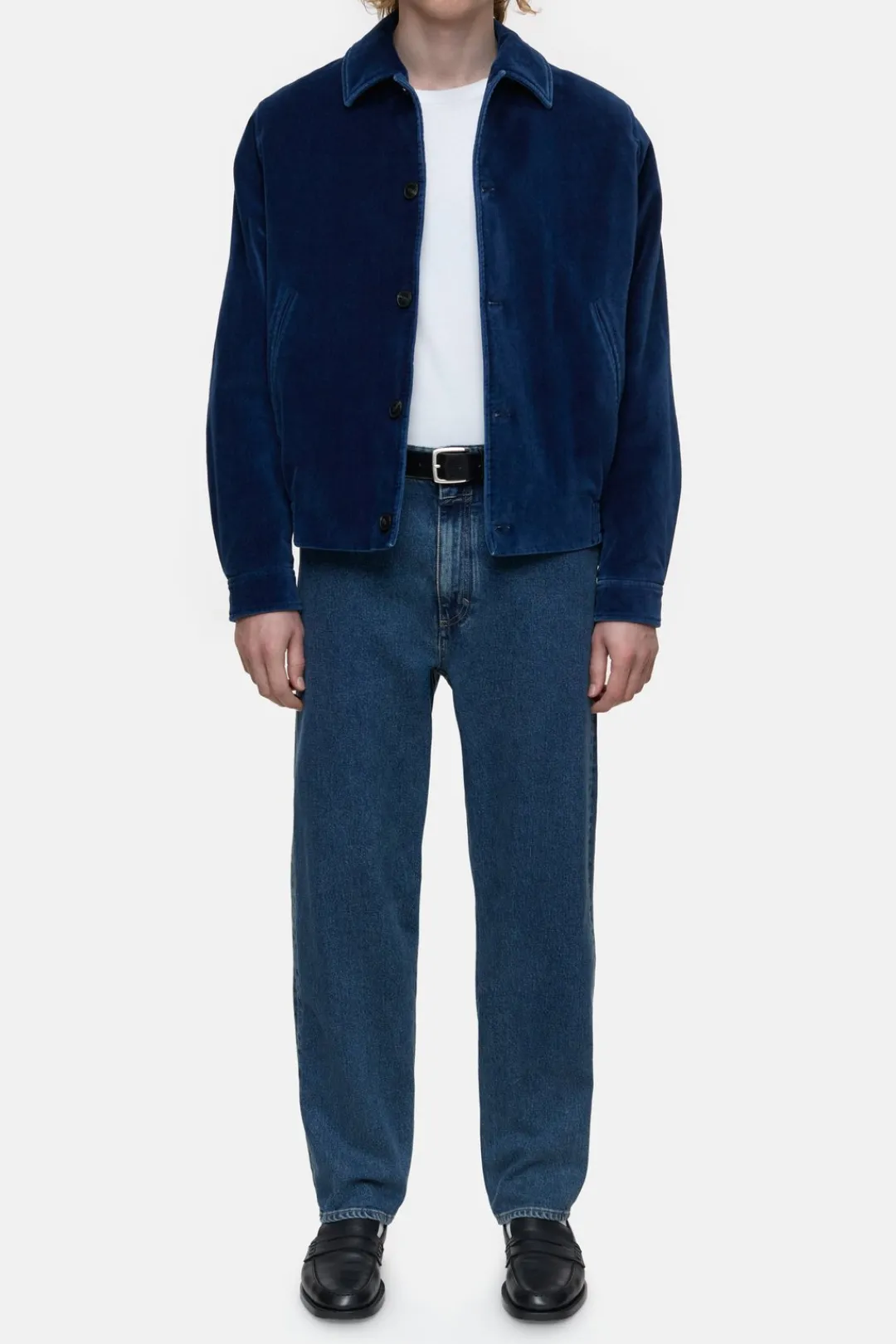 Closed Velvet blouson Indigo blue Best