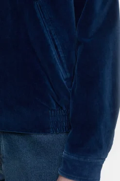 Closed Velvet blouson Indigo blue Best