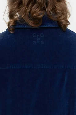 Closed Velvet blouson Indigo blue Best