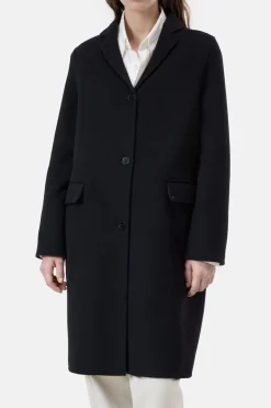 Closed Virgin wool and cashmere blend coat Black Hot