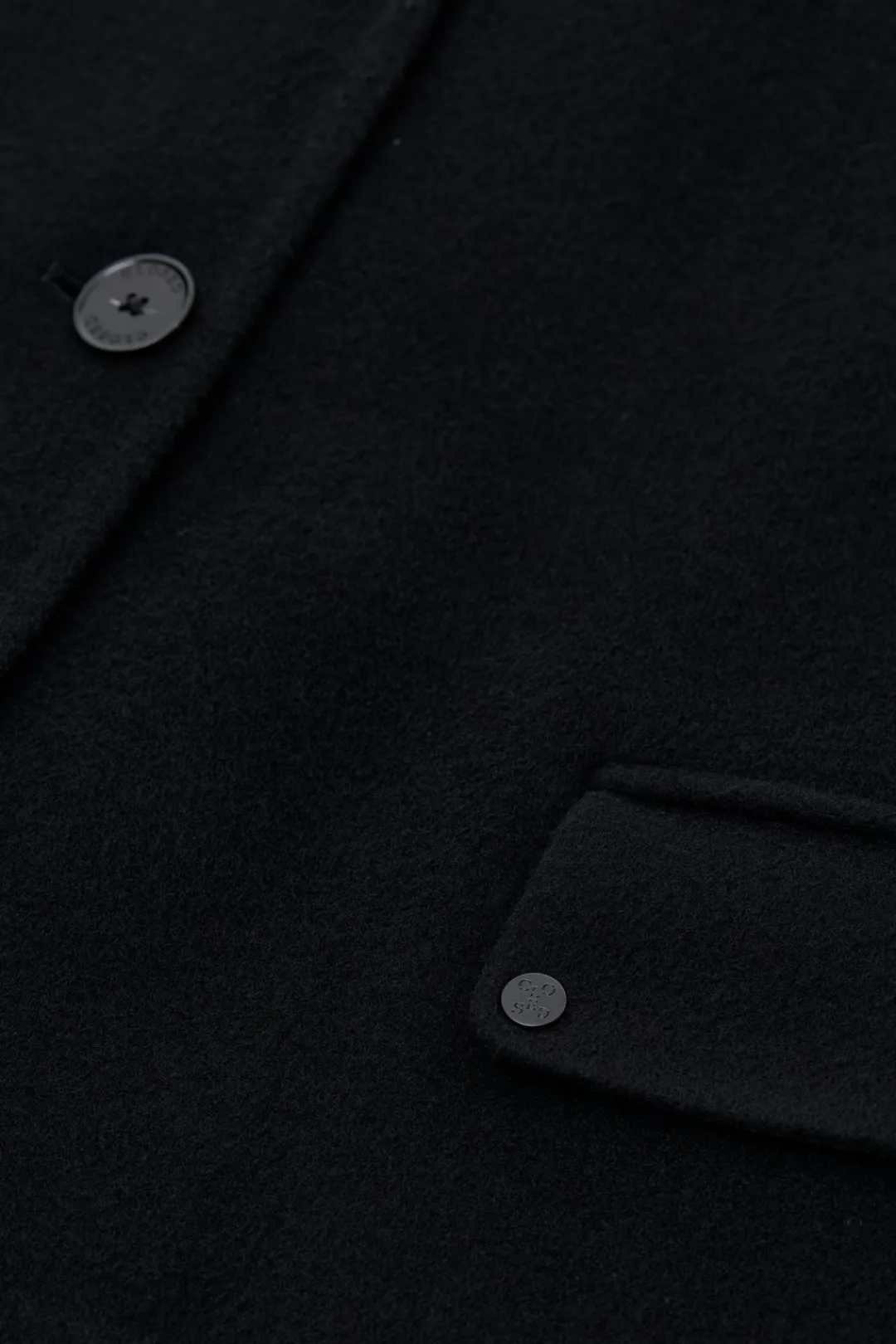 Closed Virgin wool and cashmere blend coat Black Hot