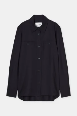 Closed Virgin wool blend shirt Black Best