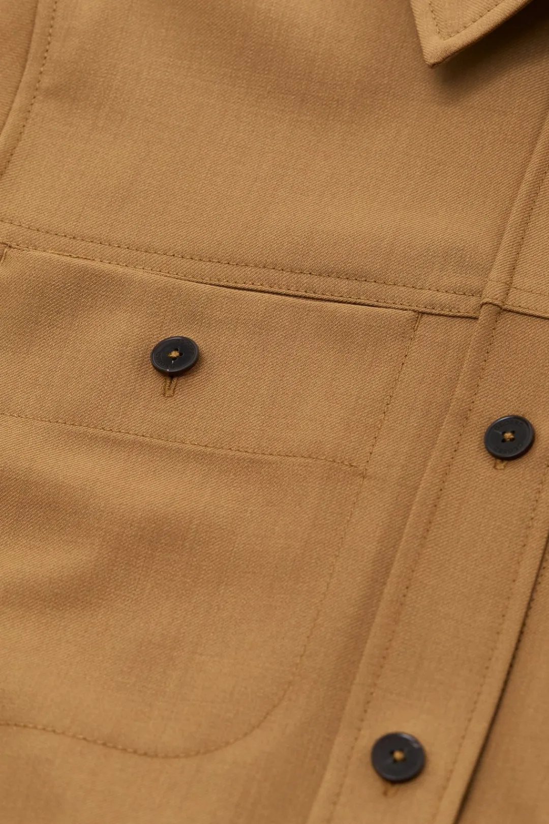 Closed Virgin wool blend shirt Tullamore brown Best
