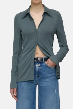 Closed Waisted blouse Pini green New