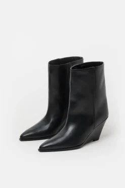 Closed Wedge boots Black Best