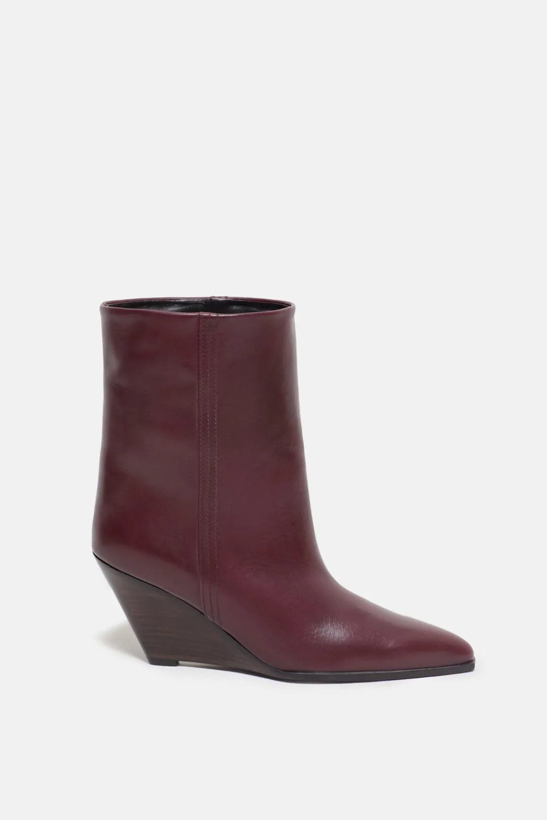 Closed Wedge boots Chili pepper red