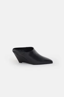 Closed Wedge mules Black Outlet