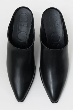 Closed Wedge mules Black Outlet