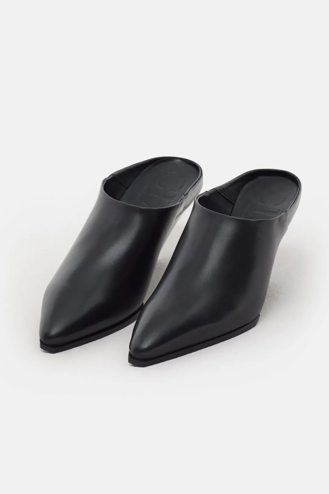 Closed Wedge mules Black Outlet