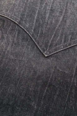 Closed Western denim blouse Dark grey Best