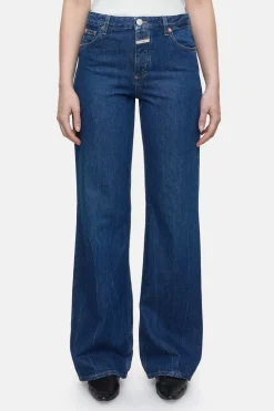 Closed Wide Jeans - Style Name Gillan Dark blue Discount