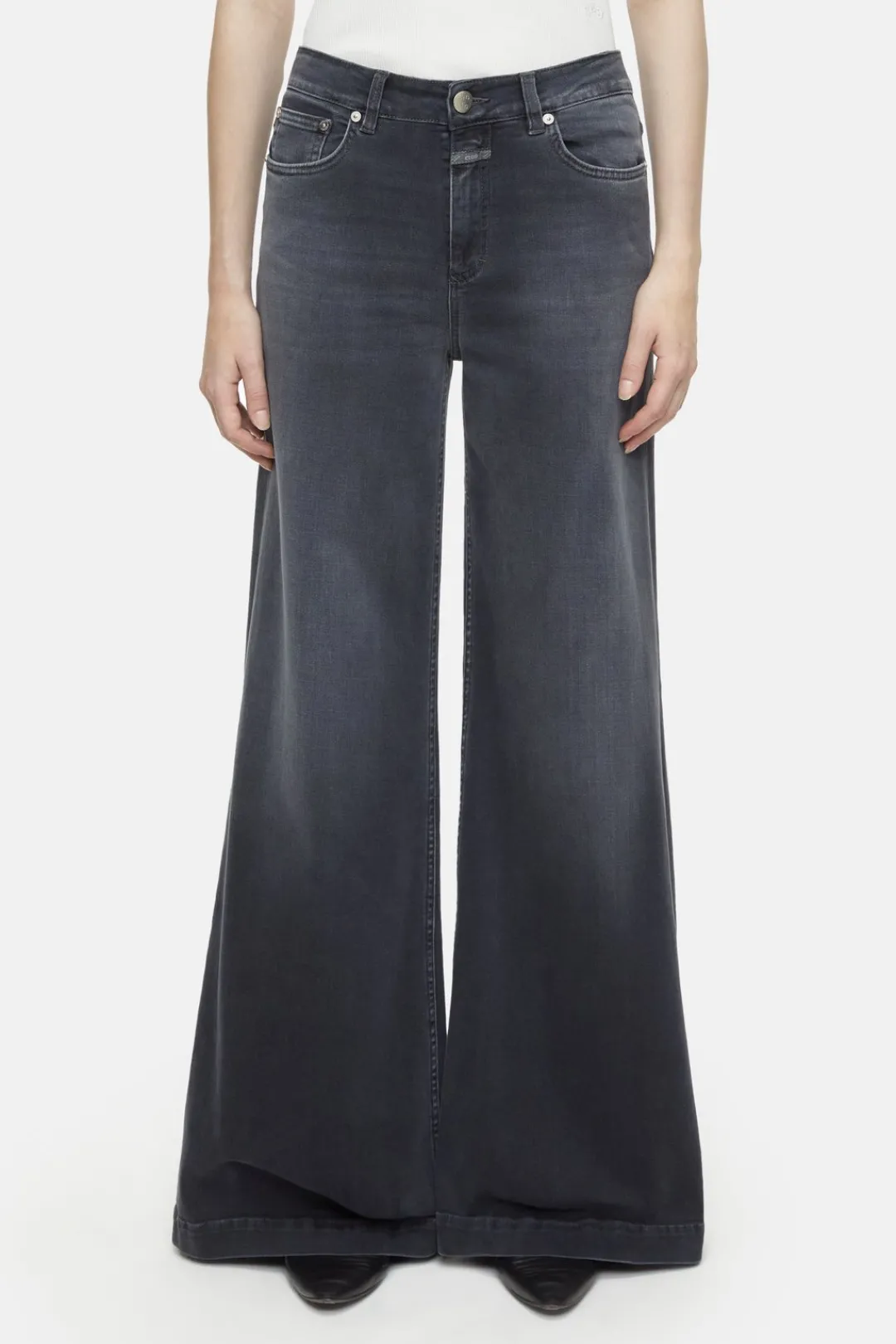 Closed Wide Jeans - Style Name Glow-up Dark grey New