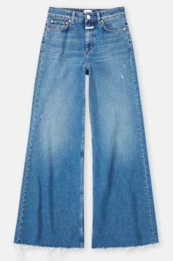 Closed Wide Jeans - Style Name Glow-up Mid blue Online