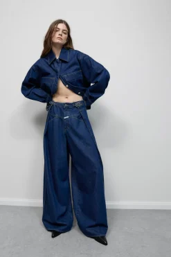 Closed Wide Jeans - Style Name Margo-X Dark blue
