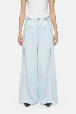 Closed Wide Jeans - Style Name Margo-X Light blue Discount