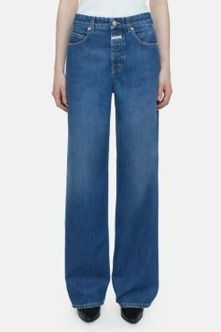 Closed Wide Jeans - Style Name Nikka Mid blue Clearance