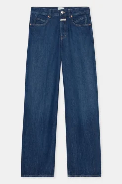 Closed Wide Jeans - Style Name Nikka Dark blue Outlet