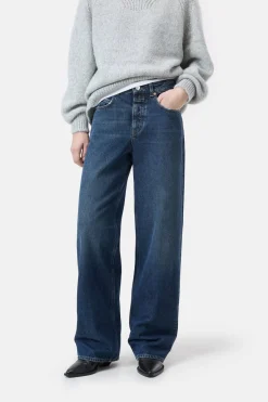 Closed Wide Jeans - Style Name Nikka Dark blue New