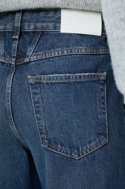 Closed Wide Jeans - Style Name Nikka Dark blue New