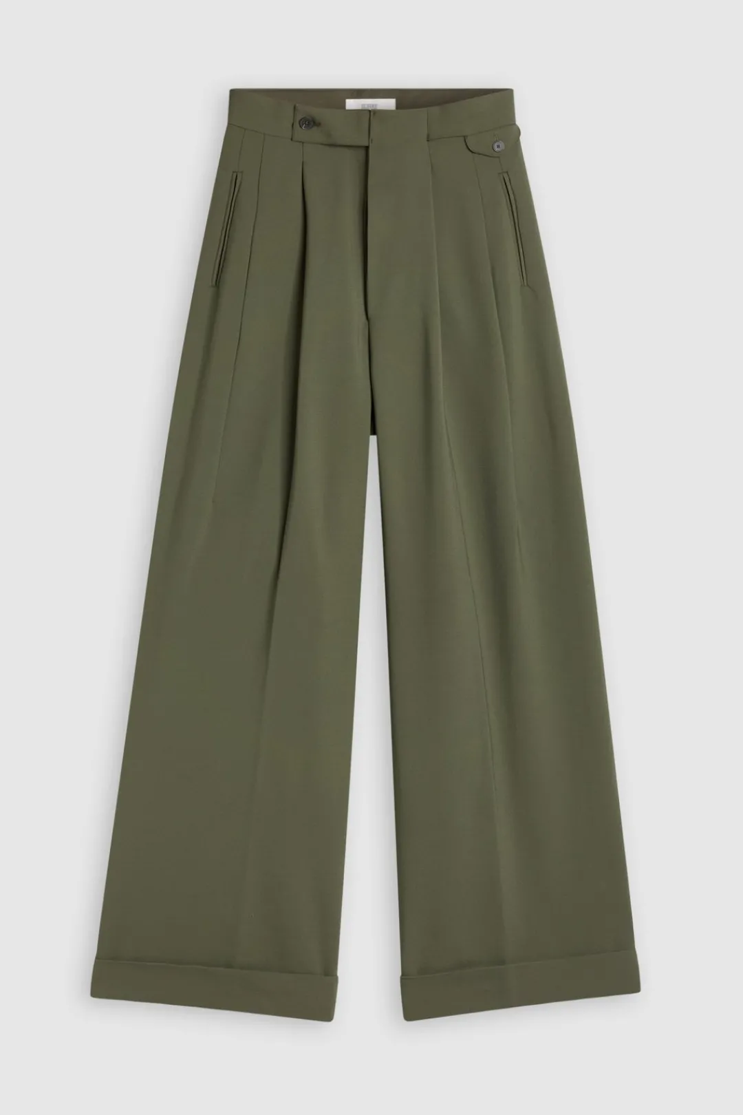 Closed Wide Pants - Style Name Hanbury industrial green Hot
