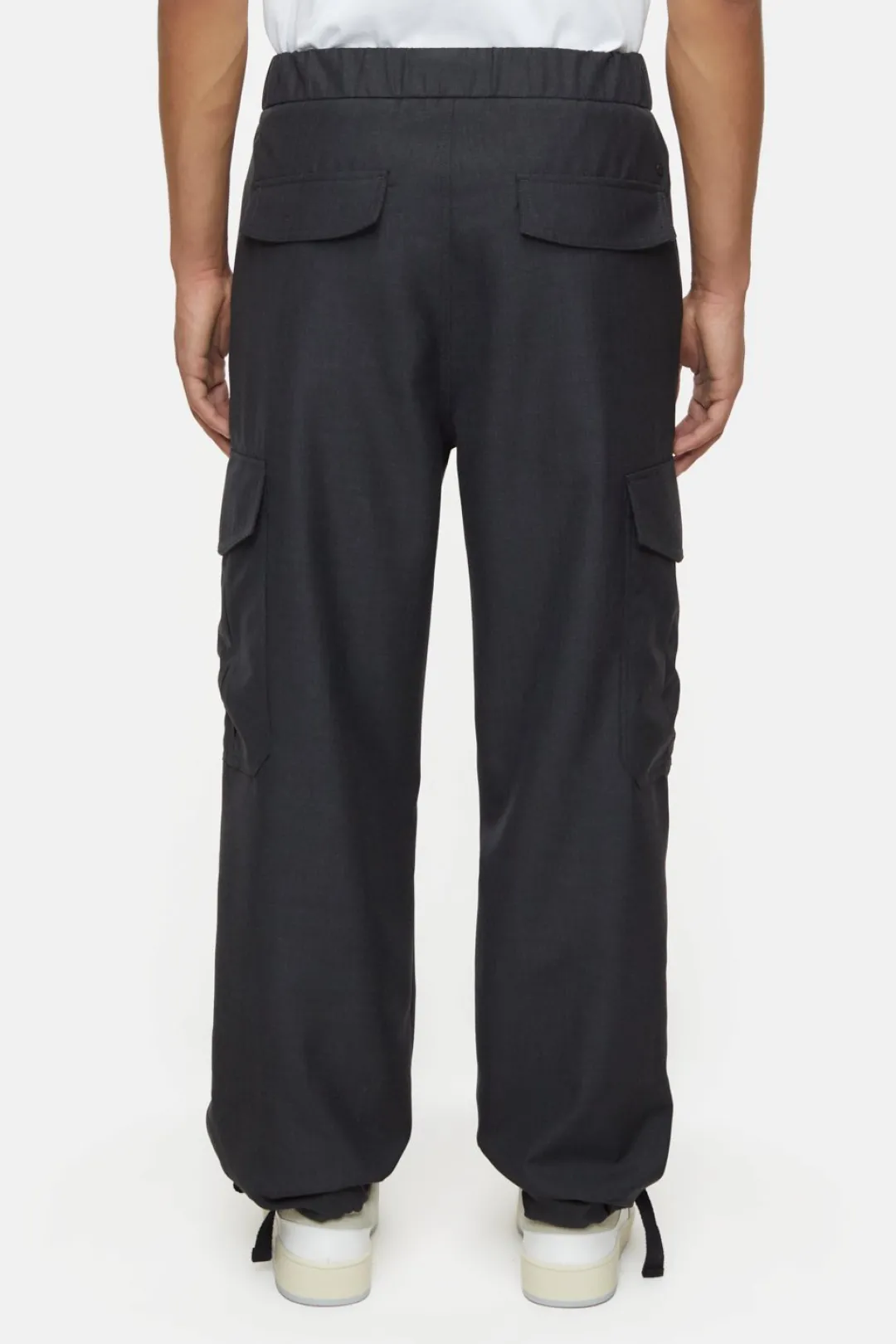 Closed Wide Pants - Style Name Newport Wide anthracite melange Clearance