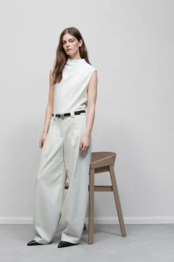 Closed Wide Pants - Style Name Wendlyn Pearl beige